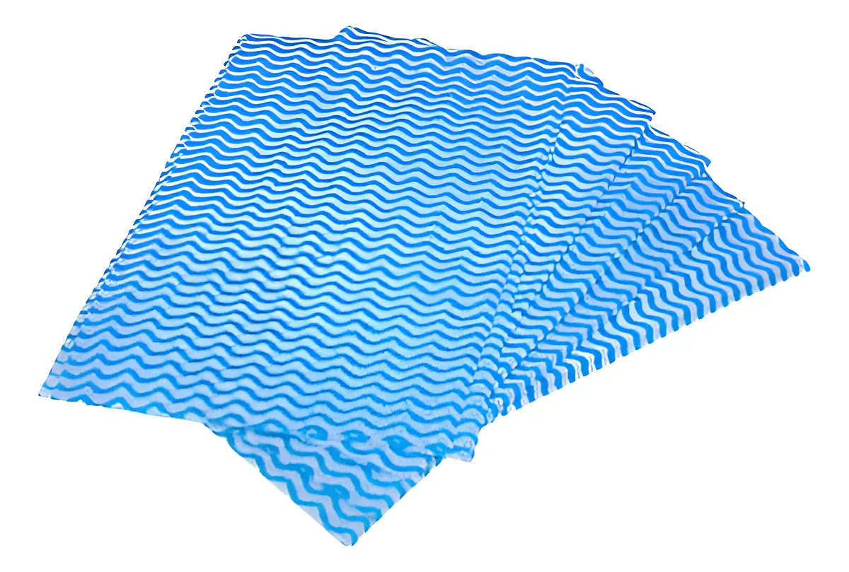 Pano Multiuso Fortlimp Limpeza Leve - 33cm X 50cm - 05 Folhas - Azul