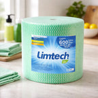 Pano Multiuso Limtech - 23cm X 240m - 600 Folhas - 35g/m² - Verde