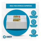 Pano Multiuso Wiper Obertech - 30cm X 37,5cm - 50g/m² - 50 Folhas - Branco