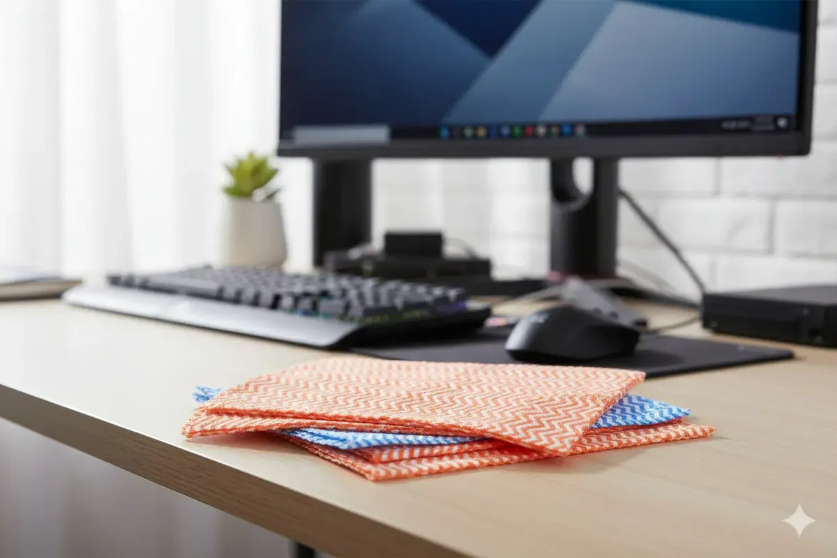 Pano Multiuso Limtech - 29cm X 240m - 600 Folhas - 35g/m² - Laranja