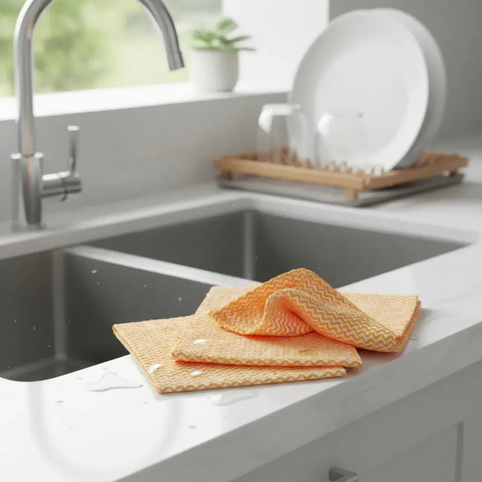Pano Multiuso Limtech - 29cm X 240m - 600 Folhas - 35g/m² - Laranja