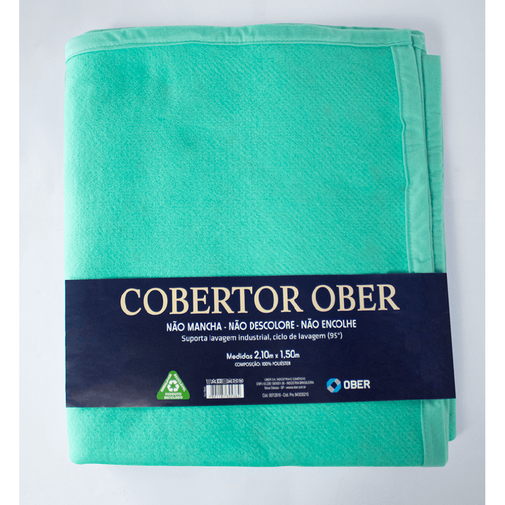 Cobertor Profissional Ober - 2,10m X 1,50m - Verde Esmeralda