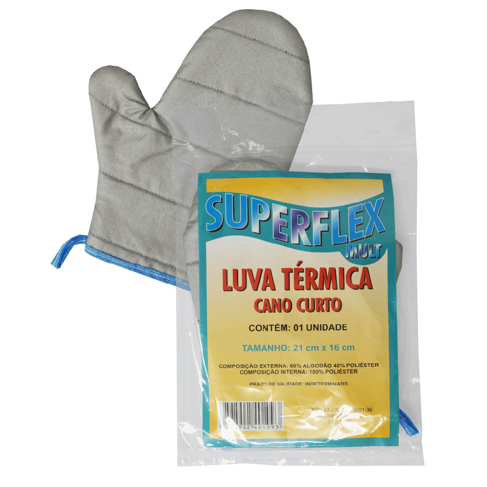 Luva Térmica Superflex Cano Curto - 18cm x 23cm