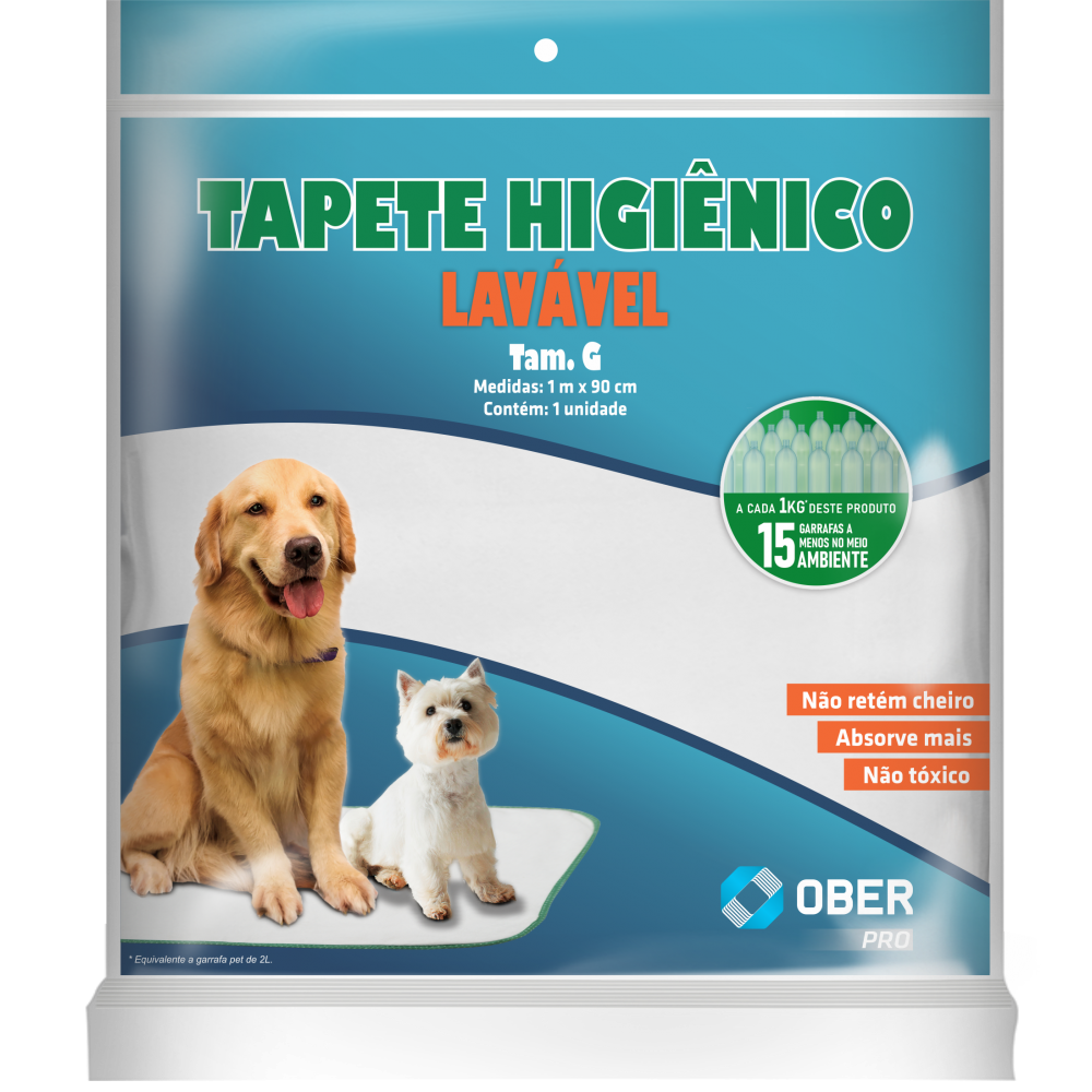 Tapete Higiênico para Pets G - 1m x 90cm