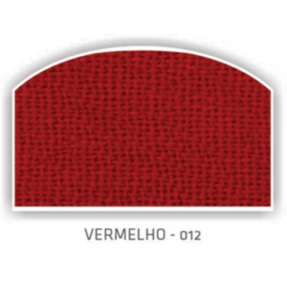 Pano de Prato Pé de Galinha 100% Algodão Rolo Com 25 Metros - Cor Vermelho